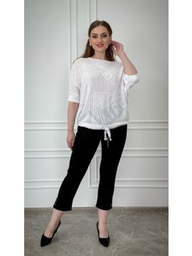 MN-410015-105 Pullover Ajour Hauptstoff