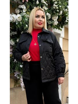 Куртка стеганная. Накладные карманы 42-52