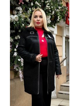 Дубленка удлиненная