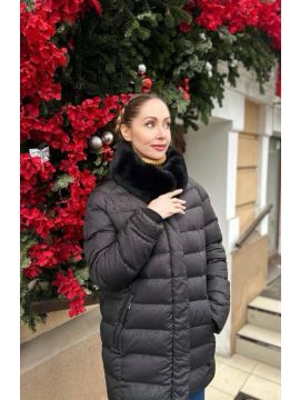 Пуховик укороченный