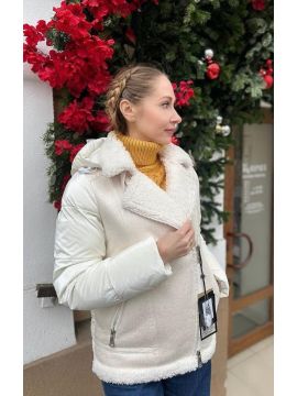 Куртка белая косуха