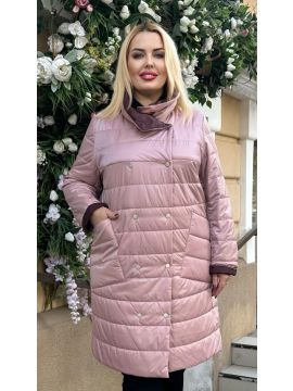 Ветровка удлиненная накладные карманы 42-52