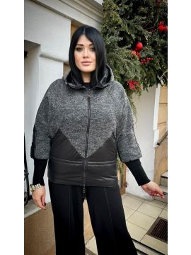 Куртка короткая шерсть и плащевка