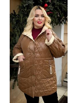 куртка стеганная с 4XL до 8XL двусторонняя