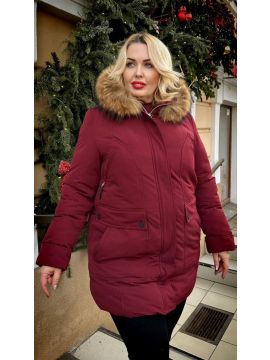 Парка мех енот