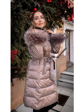 Пуховик с мехом