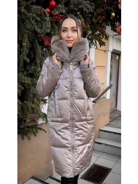 Куртка удлиненная,с крупными замками